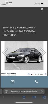 BMW 545e xDrive 360 Grad Kamera/ Totwinkel/ TOP - BMW: Limousine, E36