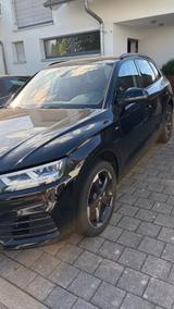 Audi Q5 TDI quattro, S-line Black Edition, Leder, AHK - Audi Q5 Black Edition Gebrauchtwagen