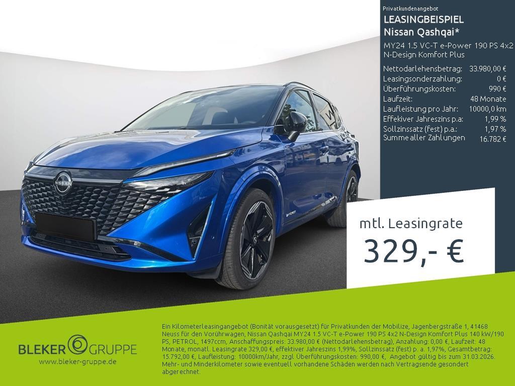 Nissan Qashqai MY24 1.5 VC-T e-Power 190 PS 4x2 N-Desi