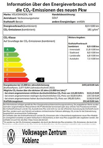 Volkswagen Golf R  4MOTION KURZZEITZULASSUNG