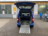 Volkswagen Caddy Life-1.Hand-Rollstuhlrampe-8.Fach bereift