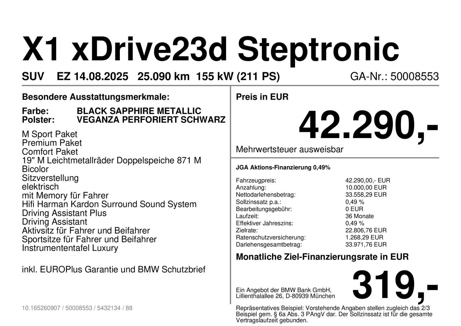 BMW X1 xDrive23d M Sportpaket 0,49% foto 2