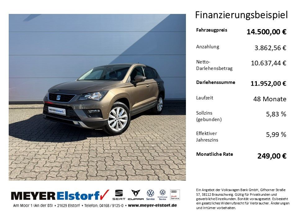SEAT Ateca 1.4 TSI Style AHK NAVI Parklenkassistent
