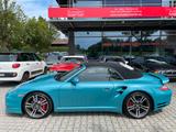 Porsche 997 Turbo Cabrio PDK-- Sonderfarbe --orig. 48tkm - blaue Porsche 997