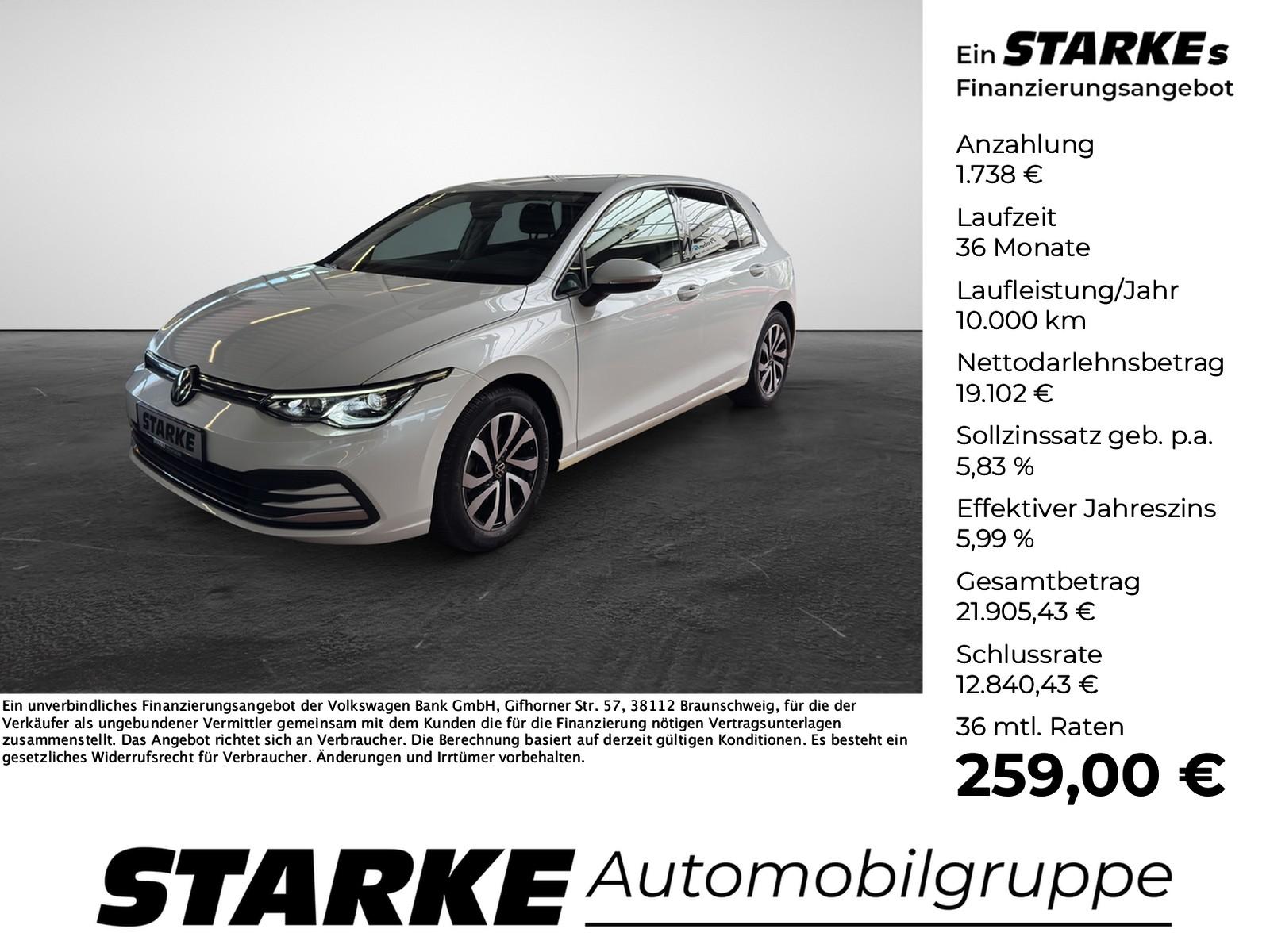 Volkswagen Golf 1.5 TSI Active AHK Navi LED Kamera PDC LM, миниатюра 18