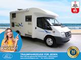Chausson Flash 04/Festbett/Garage/Klima/Markise/Tempomat - Wohnmobil oder -wagen Teilintegrierter