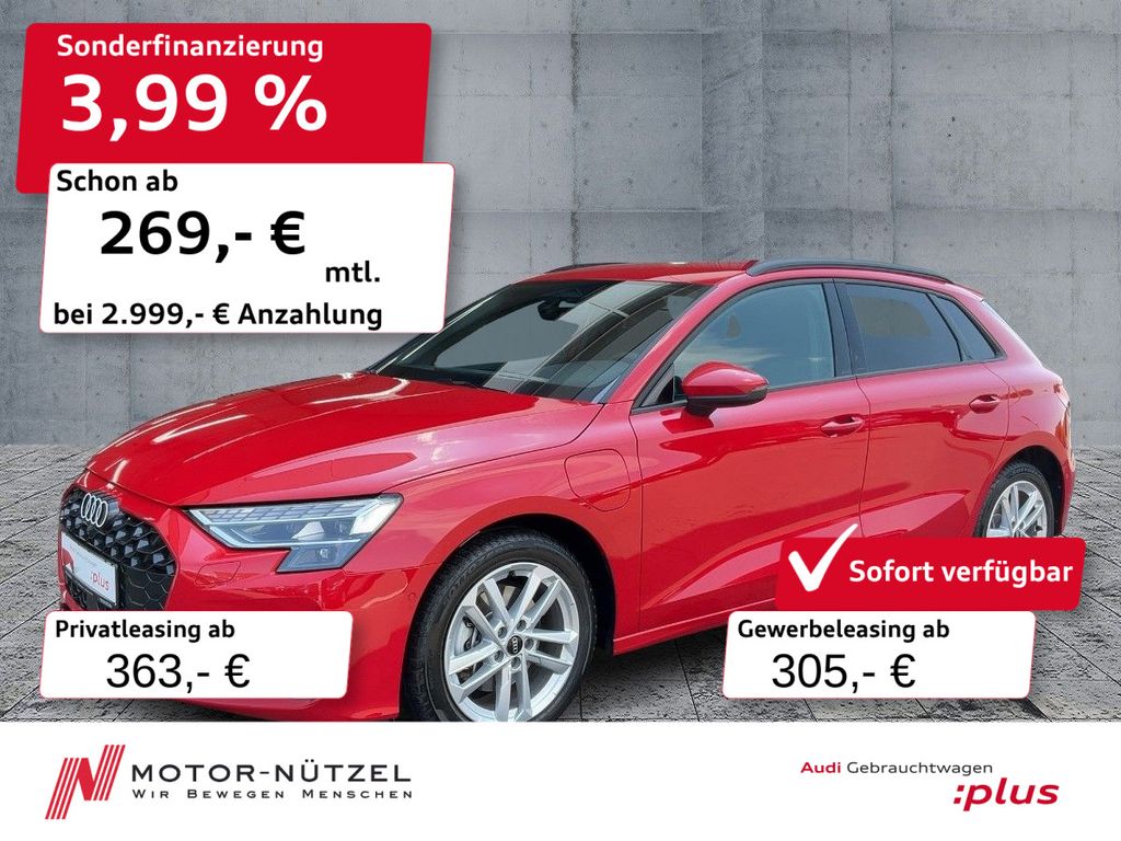 A3 Sportback TFSI e 150kW ADVANCED LED+NAVI+RFK