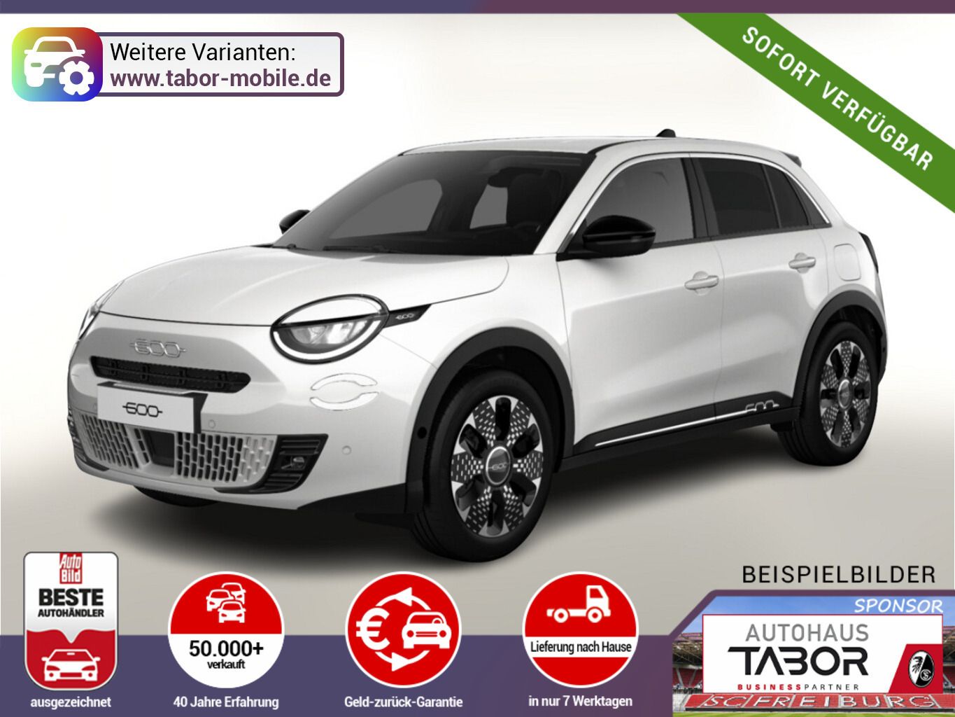 Fiat 600 Hybrid La Prima SHZ eHK ACC Nav UVP-26%*