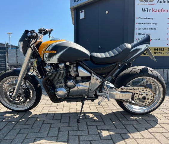 Kawasaki Zephyr 1100 EDEL UMBAU REIFEN 280 DIGITAL TACHO