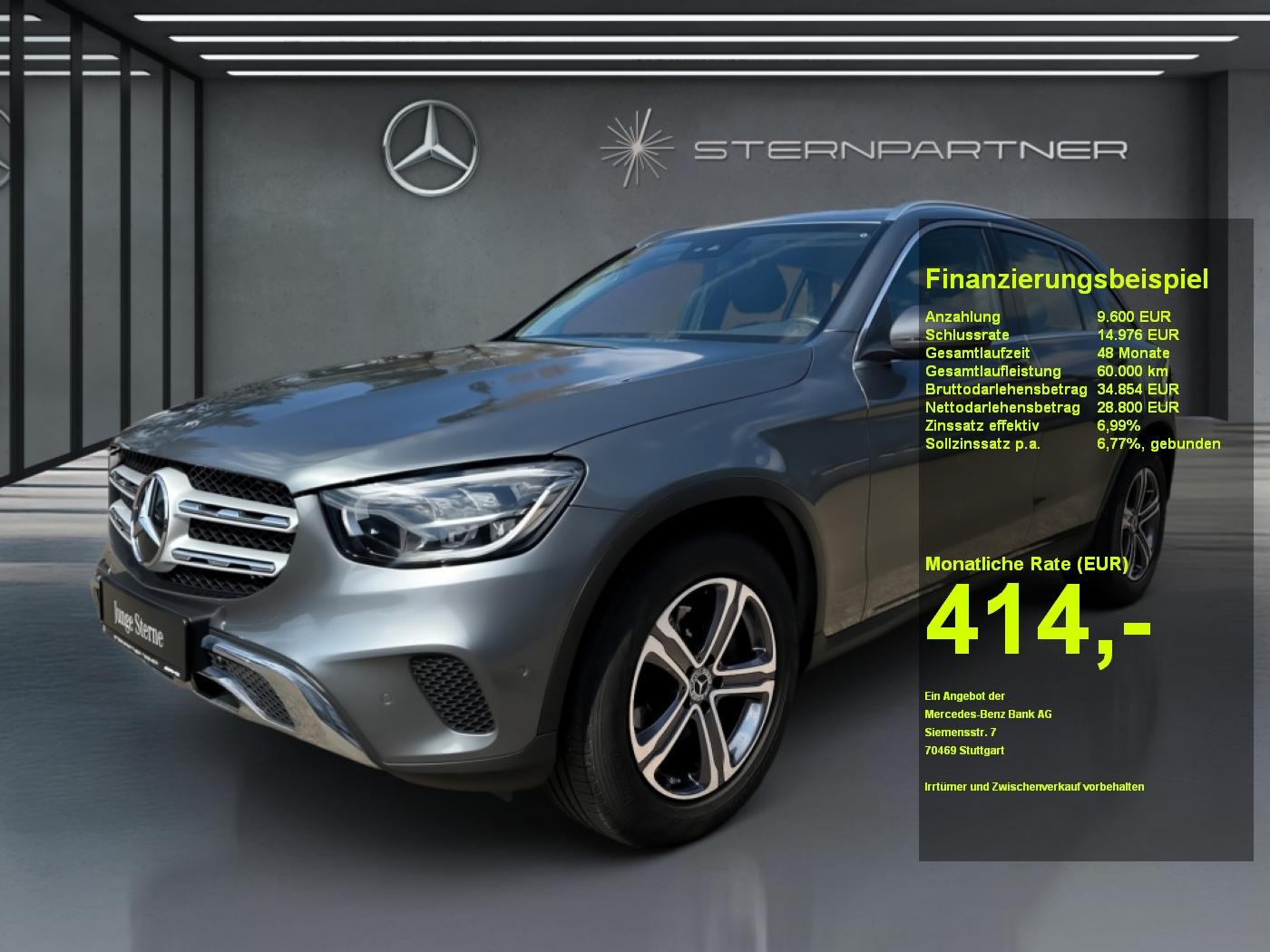 Mercedes-Benz GLC 220 d 4M Exclusive+Memory+MBUX+Kamera uvm.