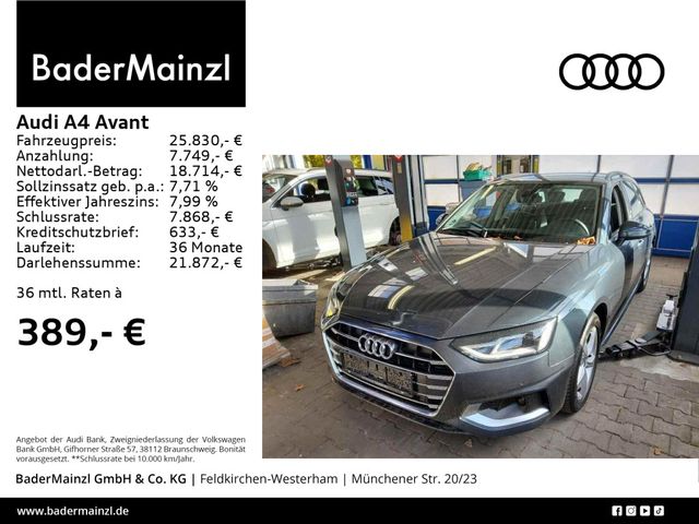 Audi A4 Avant 35 TDI S tronic Stdhz SHZ Navi ACC PDC