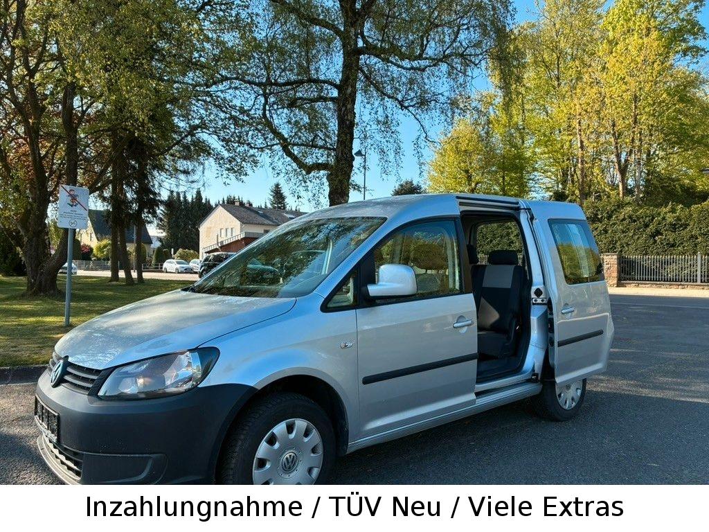 Volkswagen Caddy Kombi 1.6 TDI, KLIMA+AHK+SCHIEBETÜREN+5.SI