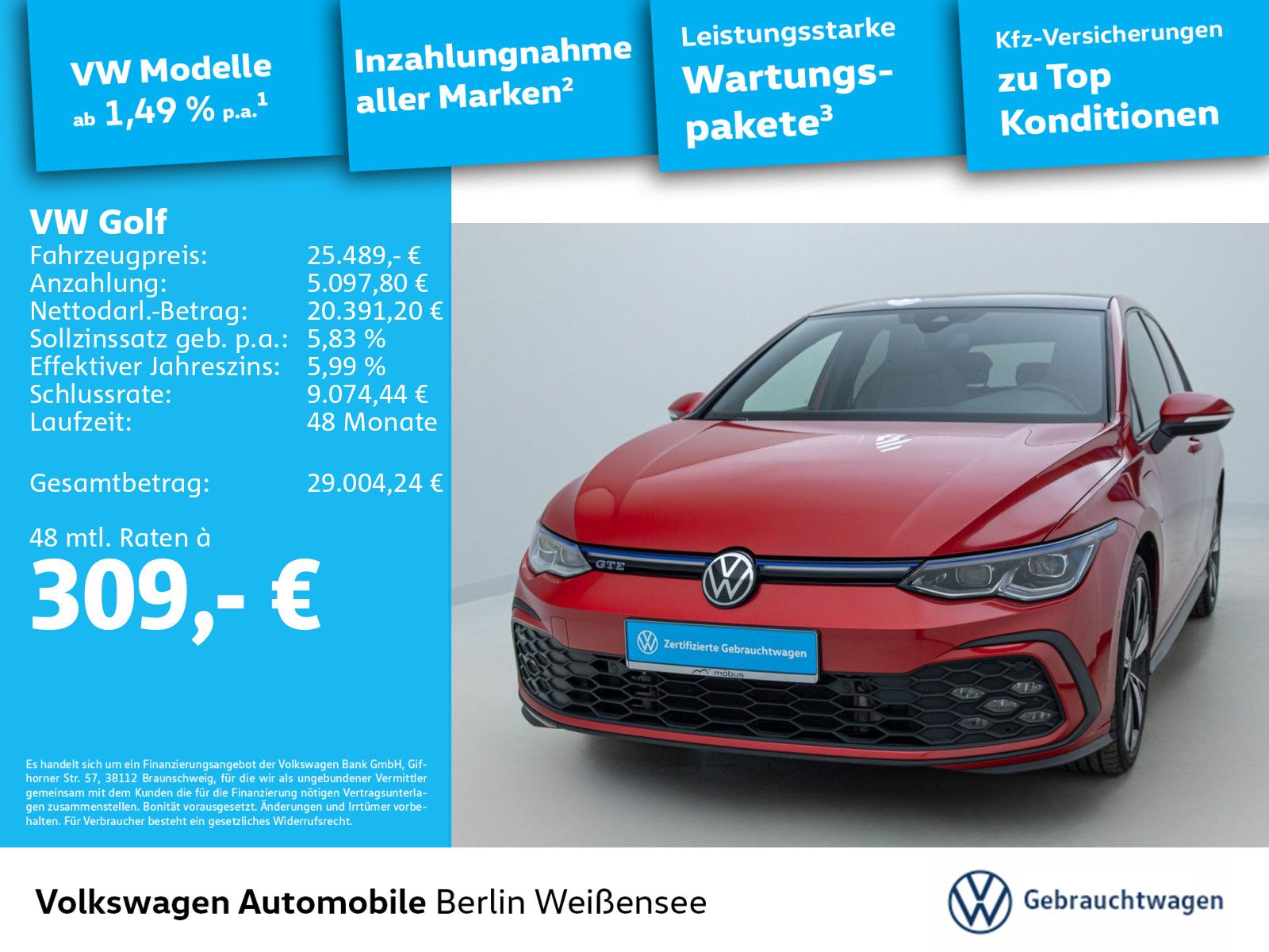 Volkswagen Golf VIII GTE 1.4 eHybrid PANO RFK MATRIX LEDER foto 2