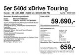 BMW 540d xDrive Touring M Sportpaket*ab 3,49% eff.* - Gebrauchtwagen in Münster