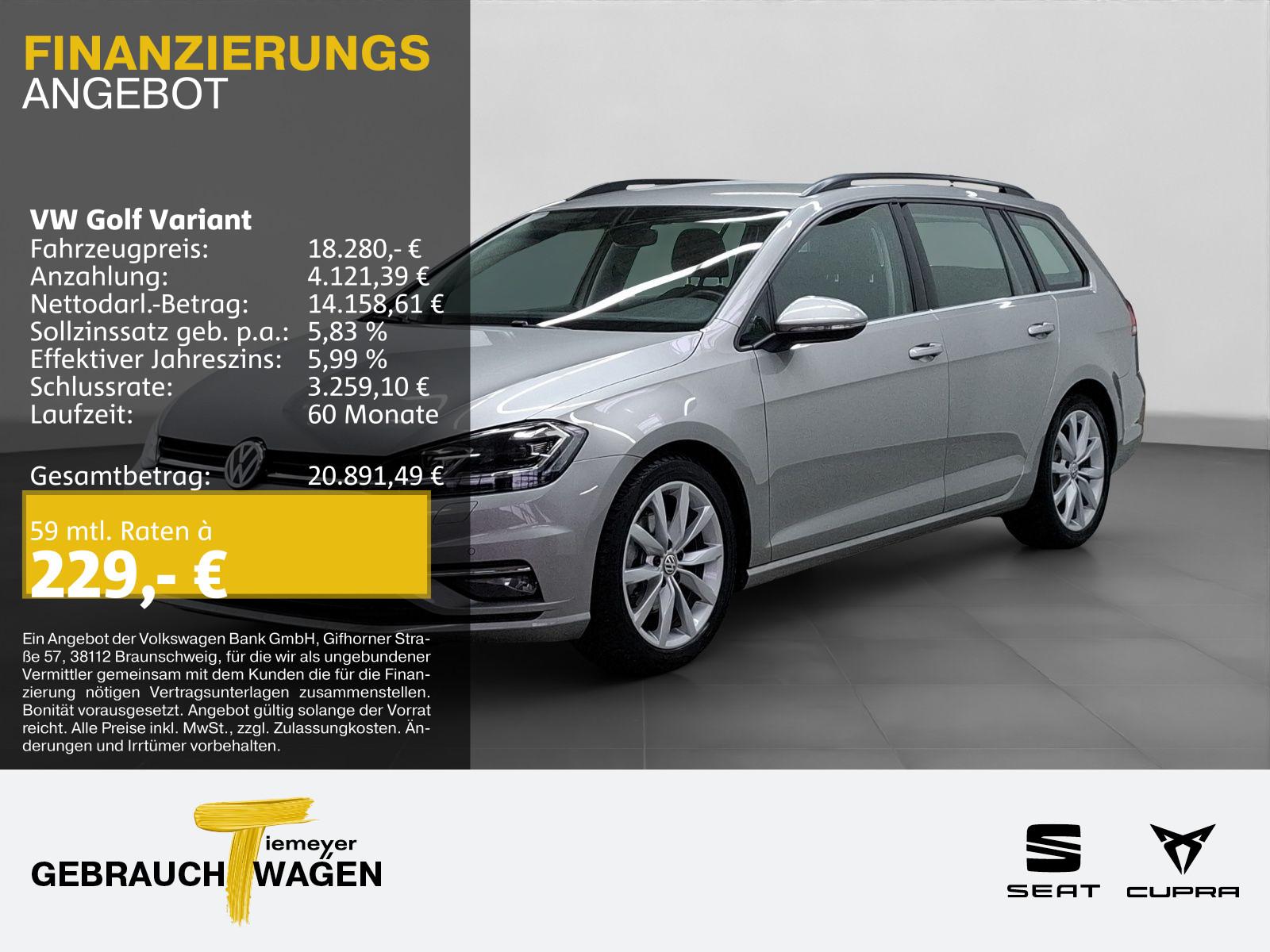 Volkswagen Golf Variant 1.4 TSI DSG HIGHLINE NAVI LM17 LED