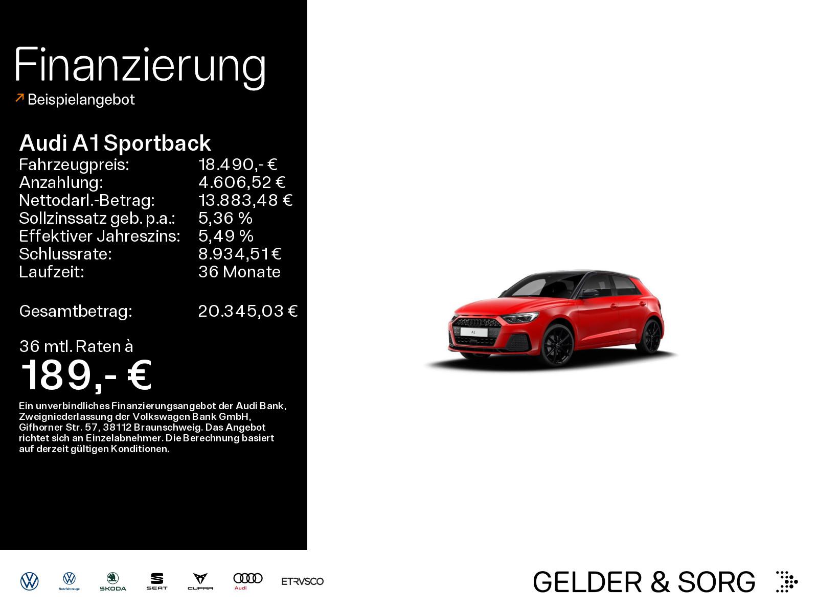 Audi A1 Sportback 30 TFSI Advanced Virtual*LED*GRA*