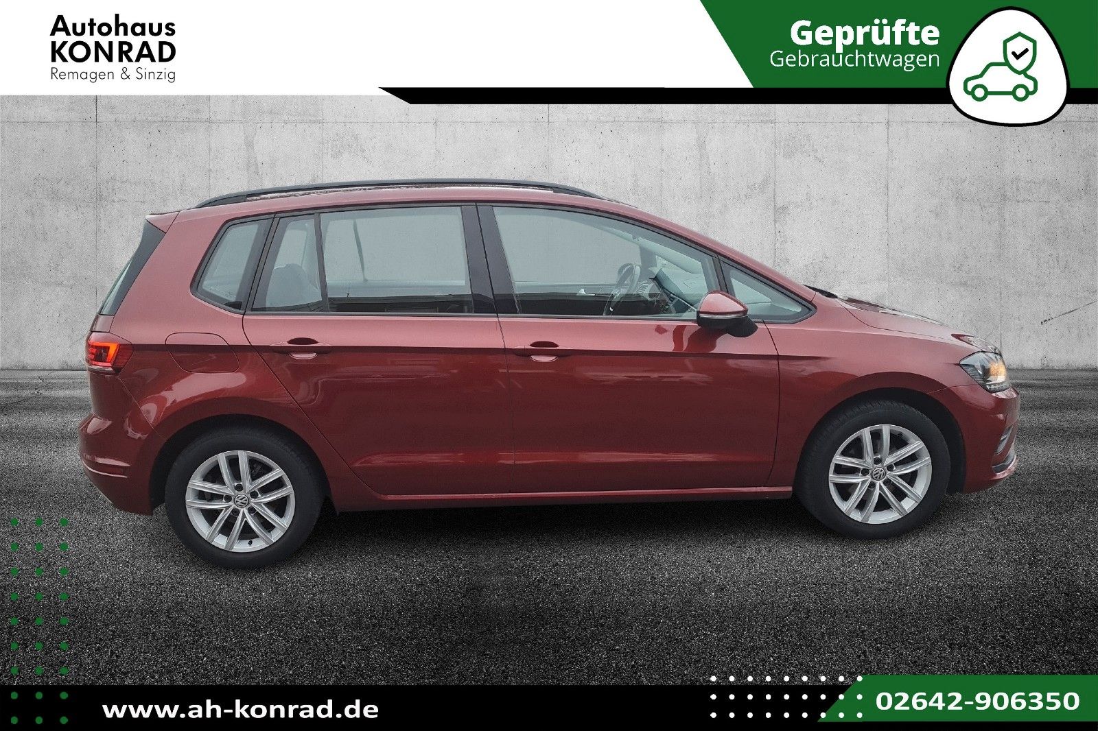 Fahrzeugabbildung Volkswagen Golf Sportsvan