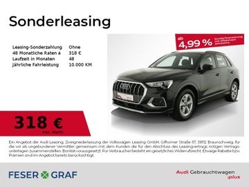 Audi Leasingangebot: Audi Q3 advanced 35 TFSI S tronic virt.Cockpit/Rückfa