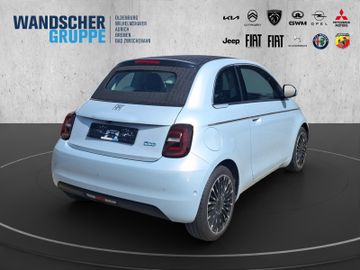 Fiat 500 e la Prima Cabrio 360+Kam.+KeyLess+Navi+SHZ