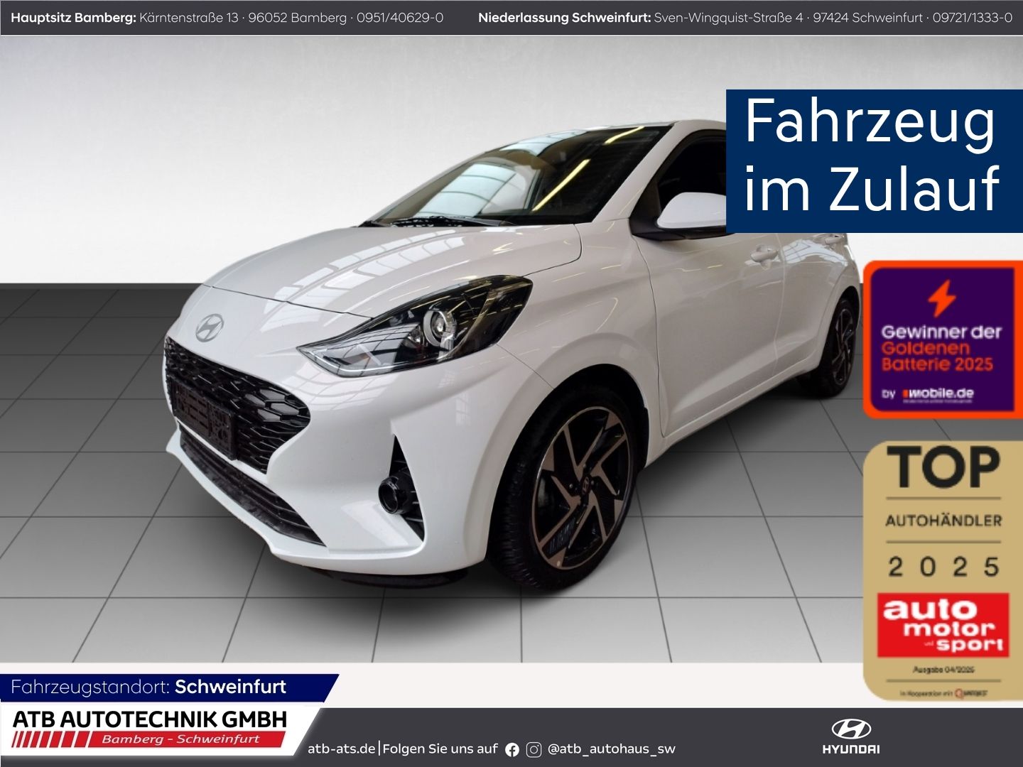 Fahrzeugabbildung Hyundai i10 1.2l Prime Navi Apple CarPlay Klimaautom DAB