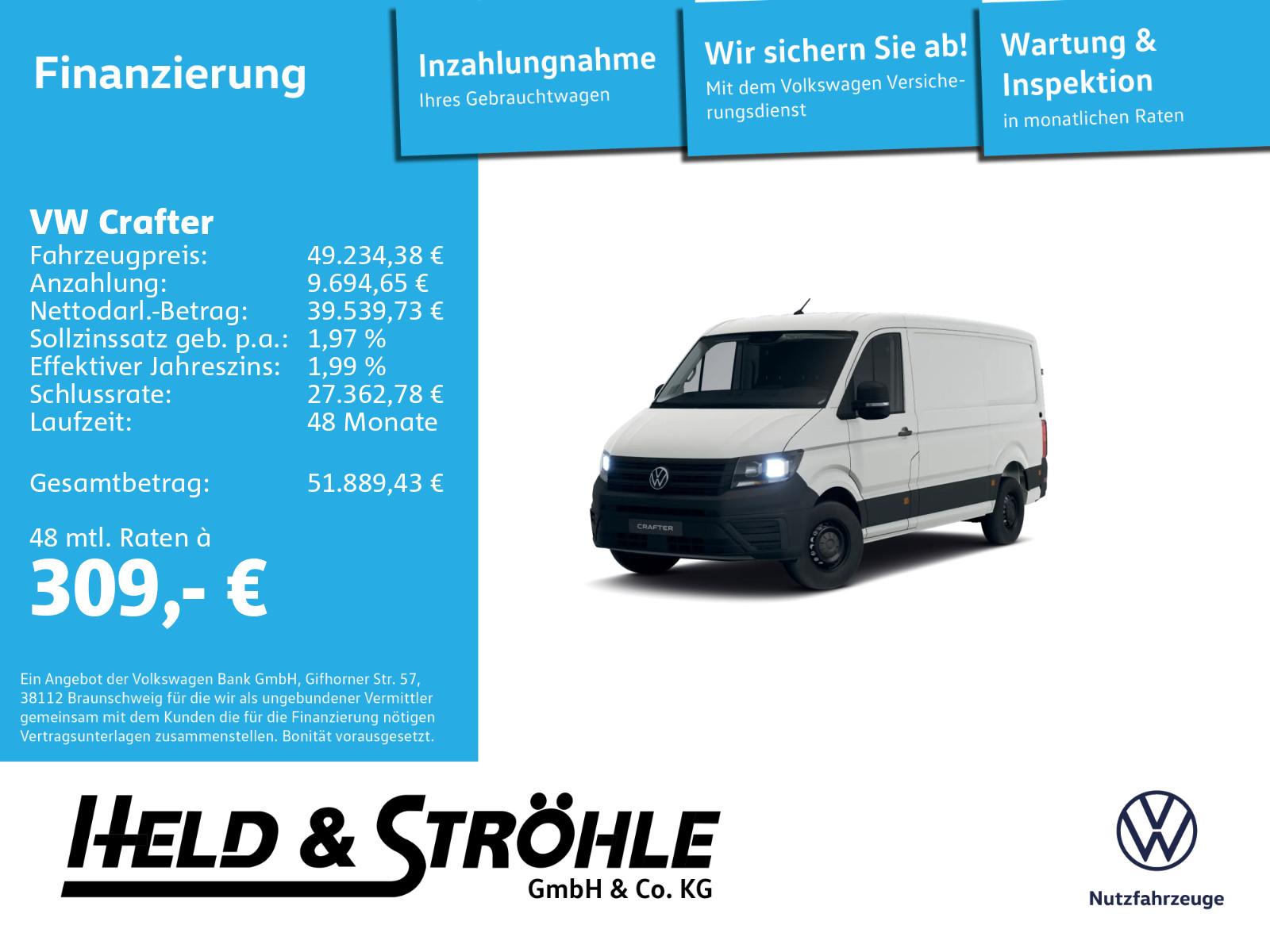 Volkswagen Crafter 35 Kasten 2,0 l 103 kW MR FD Autom. AHK