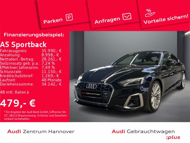 Audi A5 Sportback A5 40 Sportback S line TFSI Pano B&