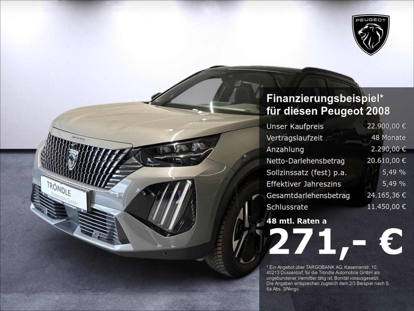 Peugeot 2008 1.2 PureTech 130 GT AHK-abnehmbar Leder 360