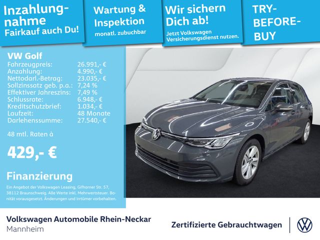 Volkswagen Golf VIII 2.0 TDI Life AHK Navi PDC DSG uvm