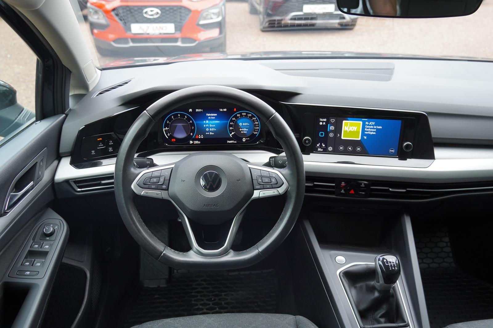 Volkswagen Golf VIII 1.5 TSI Life LED ACC Spurhalte, миниатюра 9