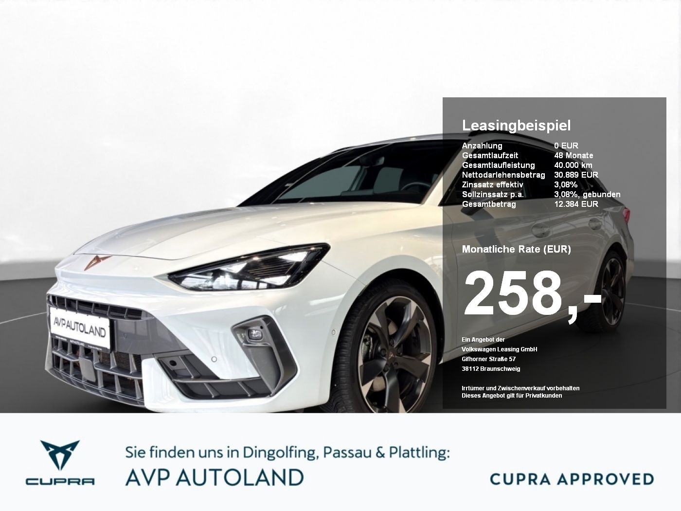 Cupra Leon Sportstourer 2.0 TDI DSG | NAVI | AHK |