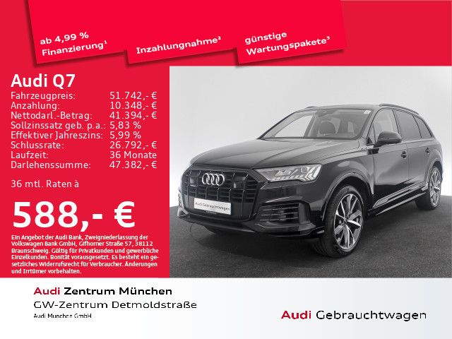 Audi Q7 55 TFSI e qu. tiptr. Pano/ACC/HuD/Kamera