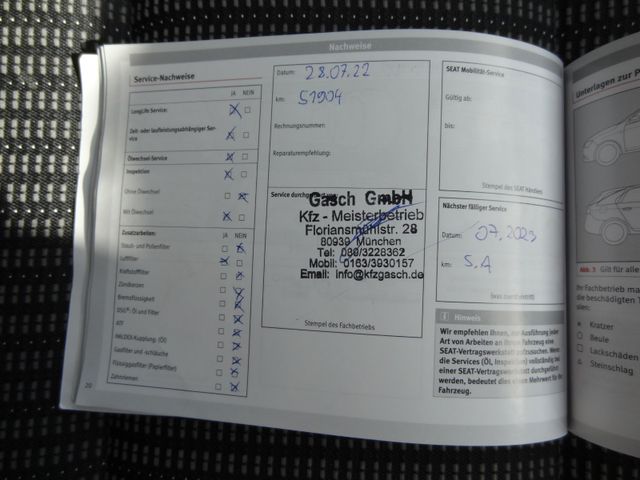Fahrzeugabbildung Seat Alhambra Style/1.Hd/Pano/Navi/7-Sitzer/DSG/Xenon