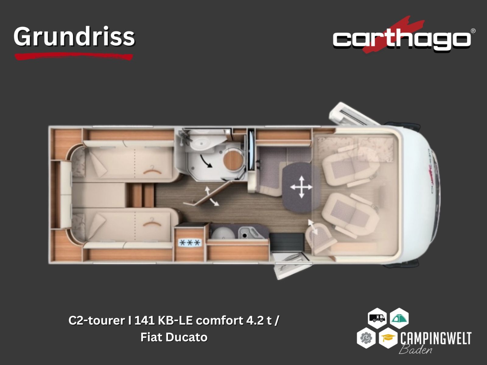 C2-tourer I 141 KB-LE comfort 4.2 t /Fiat Ducato