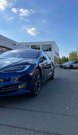 Tesla Model S 100D | Deep Blue Metallic | Karbon | Top - mit Elektro-Antrieb: Metallic