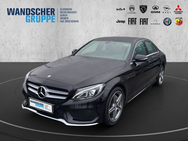 Mercedes-Benz C 180 CGI AMG Line +Sportp.+Navi+LED+SHZ+PDC+LM