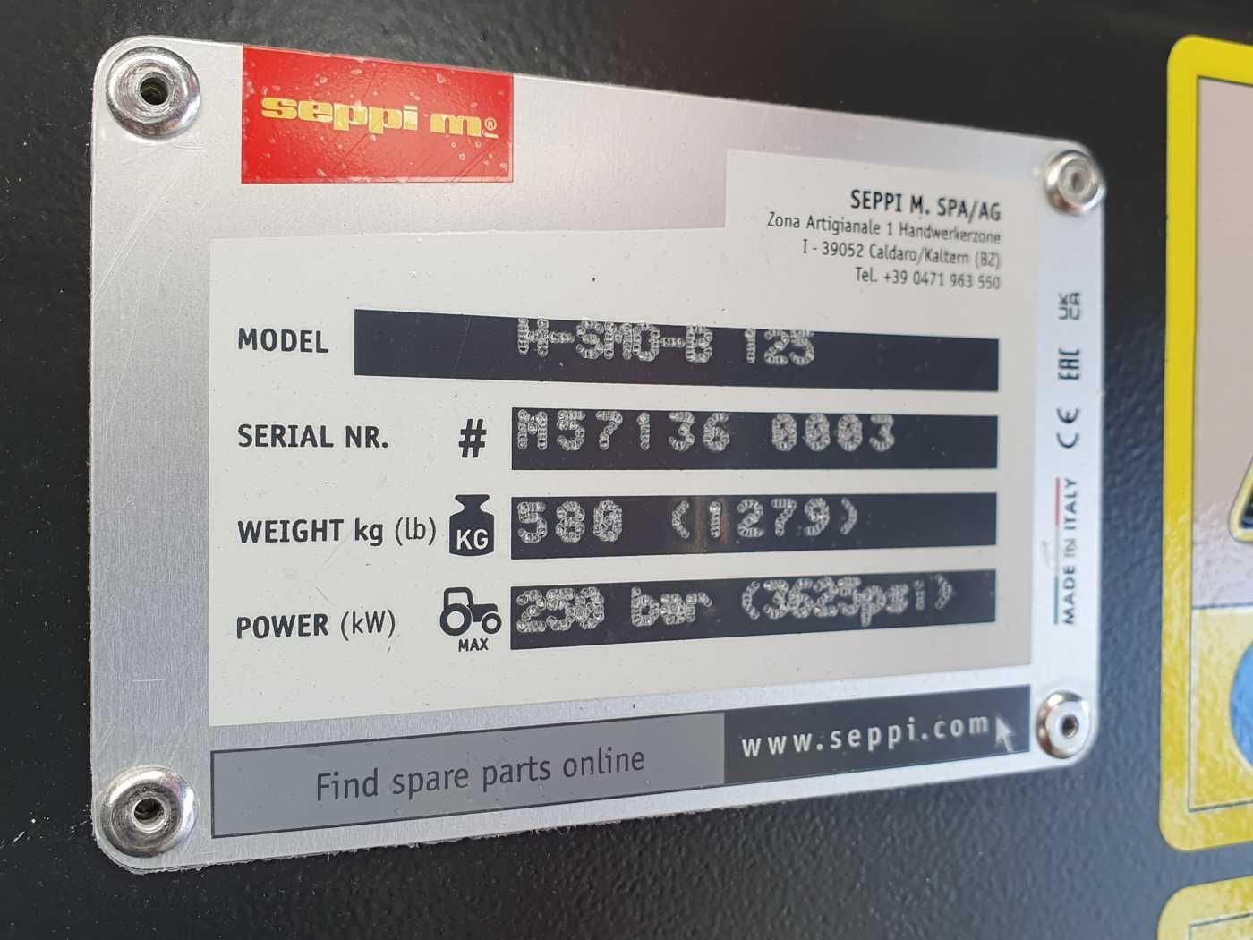 Fahrzeugabbildung Andere Seppi M. H-SMO-B 125 / Vario Flow / Drehmotor