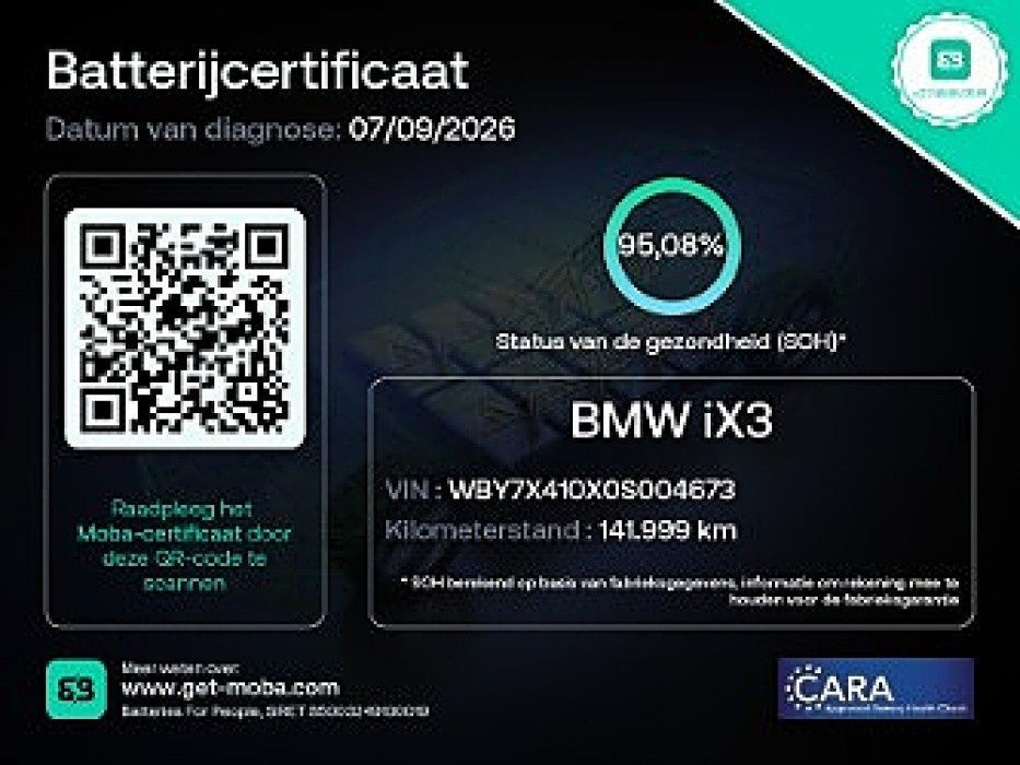 BMW iX3 Executive 80 kWh -SOH95%-PANO-LEER-CAM-NAVI- imagem 3