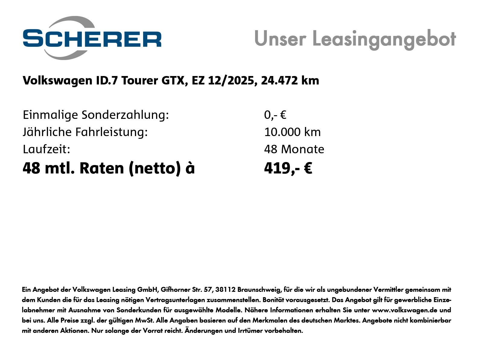 Volkswagen ID.7 Tourer GTX 4MOTION 86 kWh | 21" in Schwarz/ imagem 3