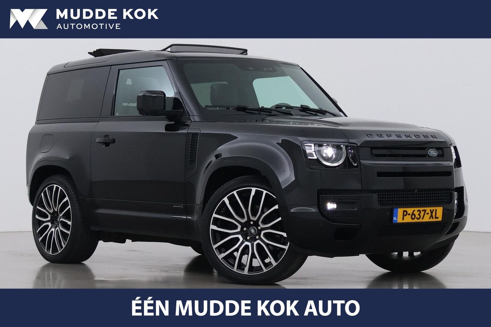 Land Rover Defender 90 D300 X | BTW | 23 Inch | Canvas Vouw