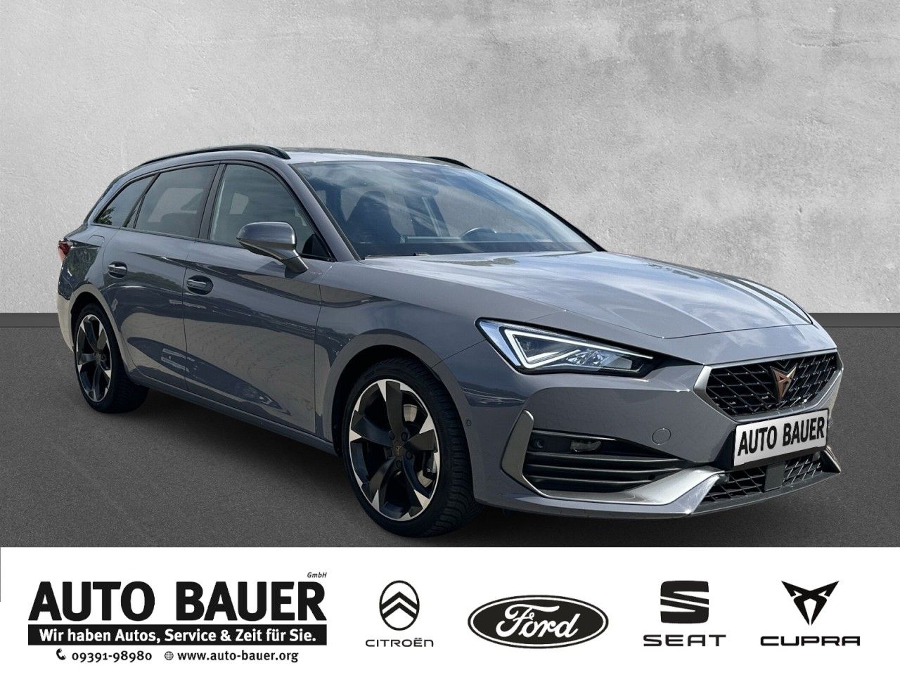 Fahrzeugabbildung CUPRA Leon Sportstourer 1.5 eTSI 150 PS DSG*AHK* - mit KI generiert/bearbeitet