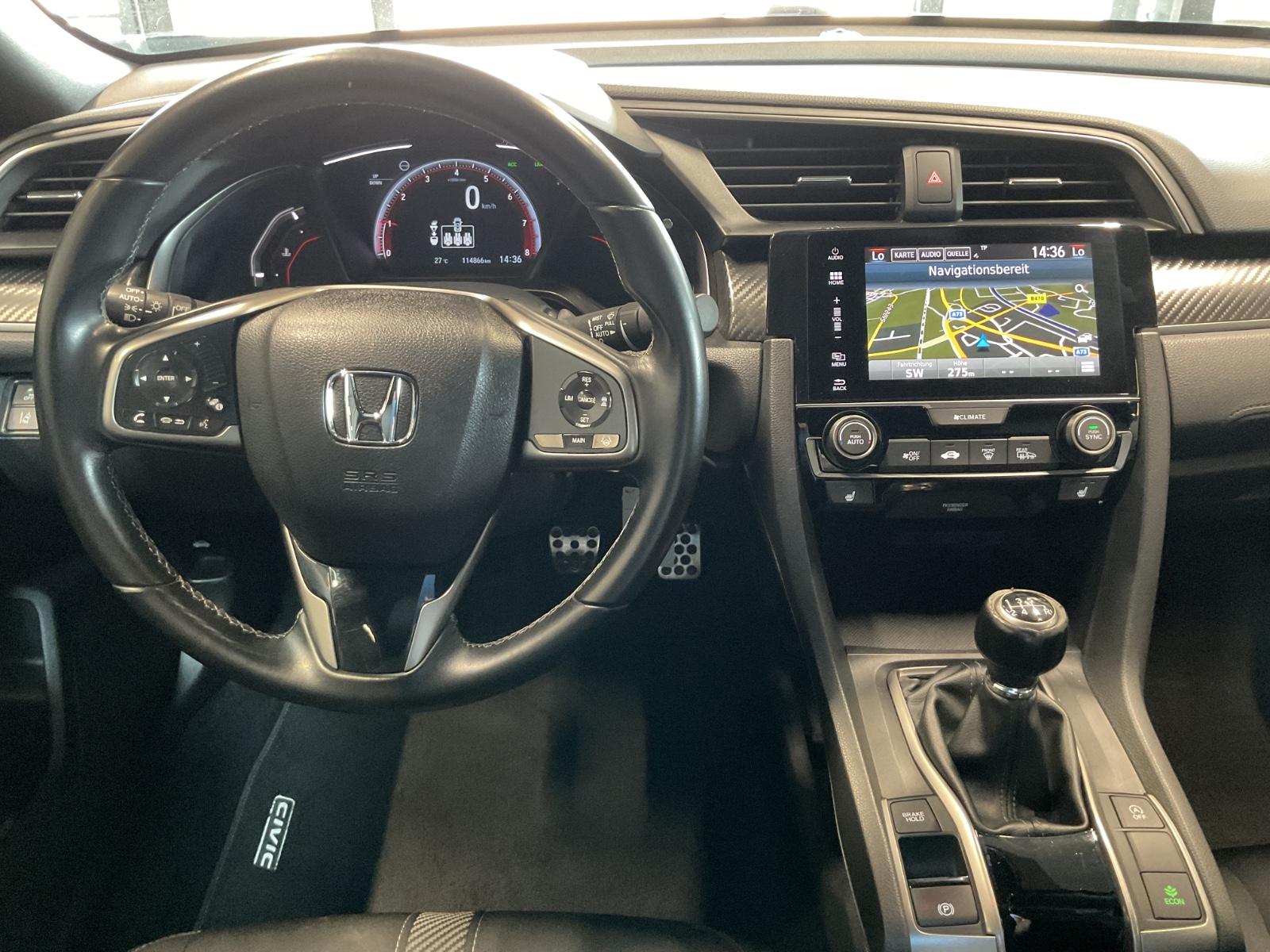 HONDA CIVIC 1.5 VTEC 182ch SPORT BVM Pack Sport Sièges sport chauffants Caméra de recul
