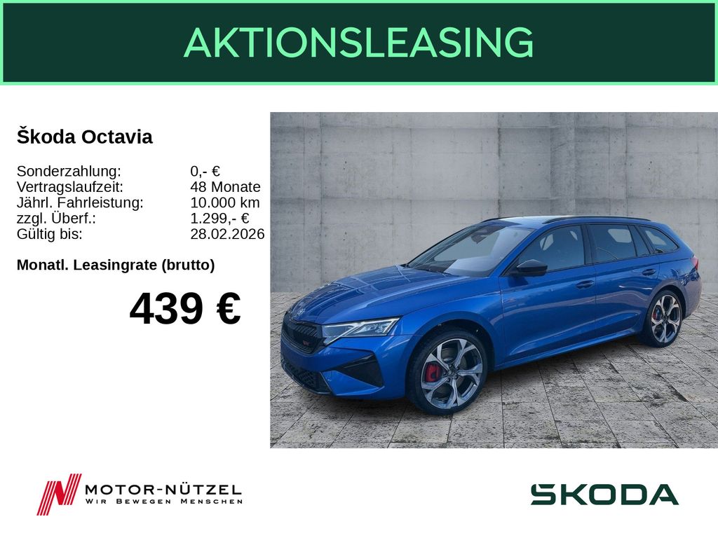 Octavia Combi RS 2,0 TSI DSG 195 kW PANO DCC AHK