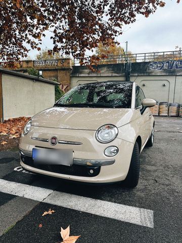 Fiat 500 Cabrio 1.2 Beige 1. Hand