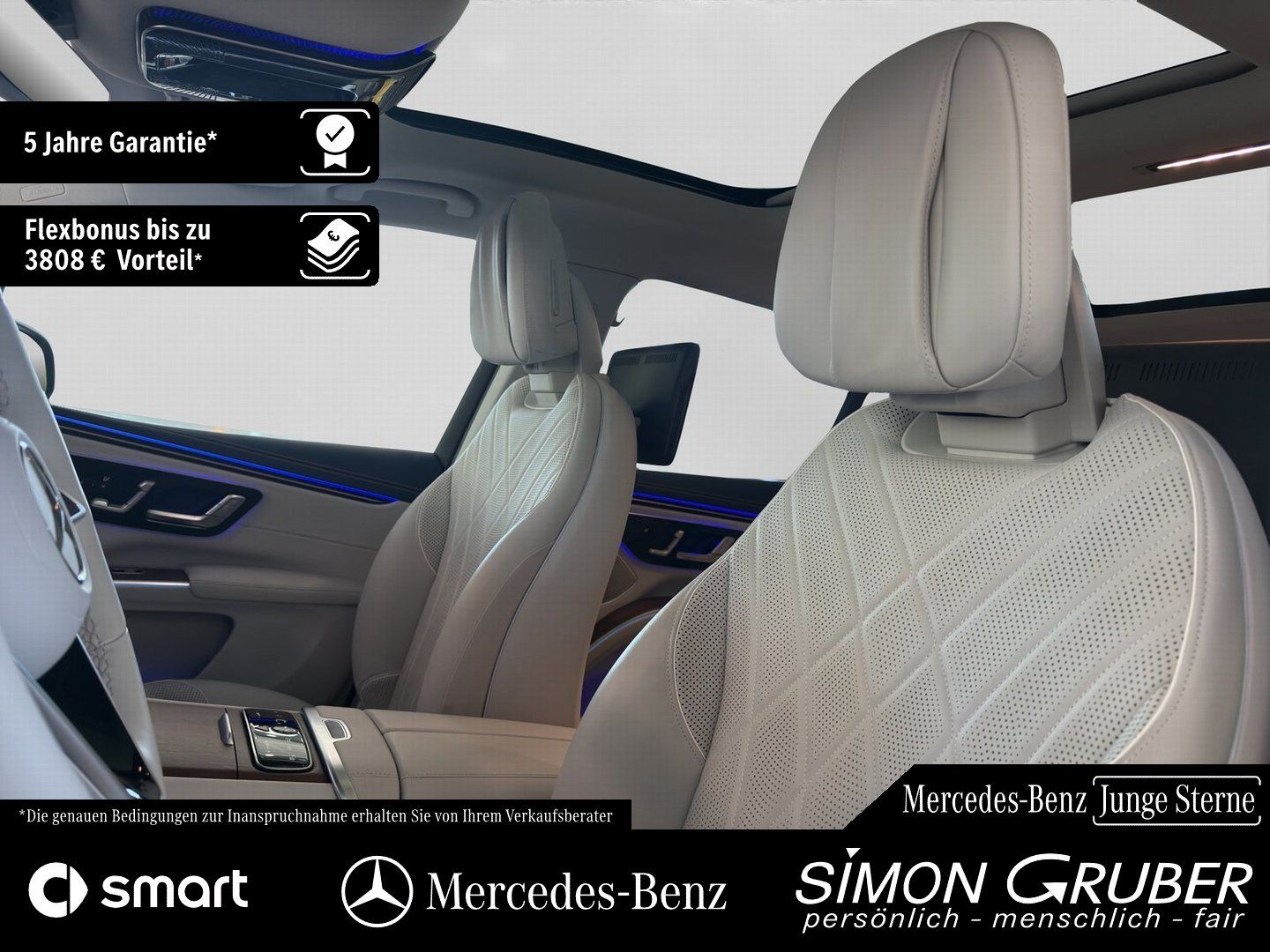 Fahrzeugabbildung Mercedes-Benz EQS 580 4M SUV AMG Night Business Class 7Sitzer
