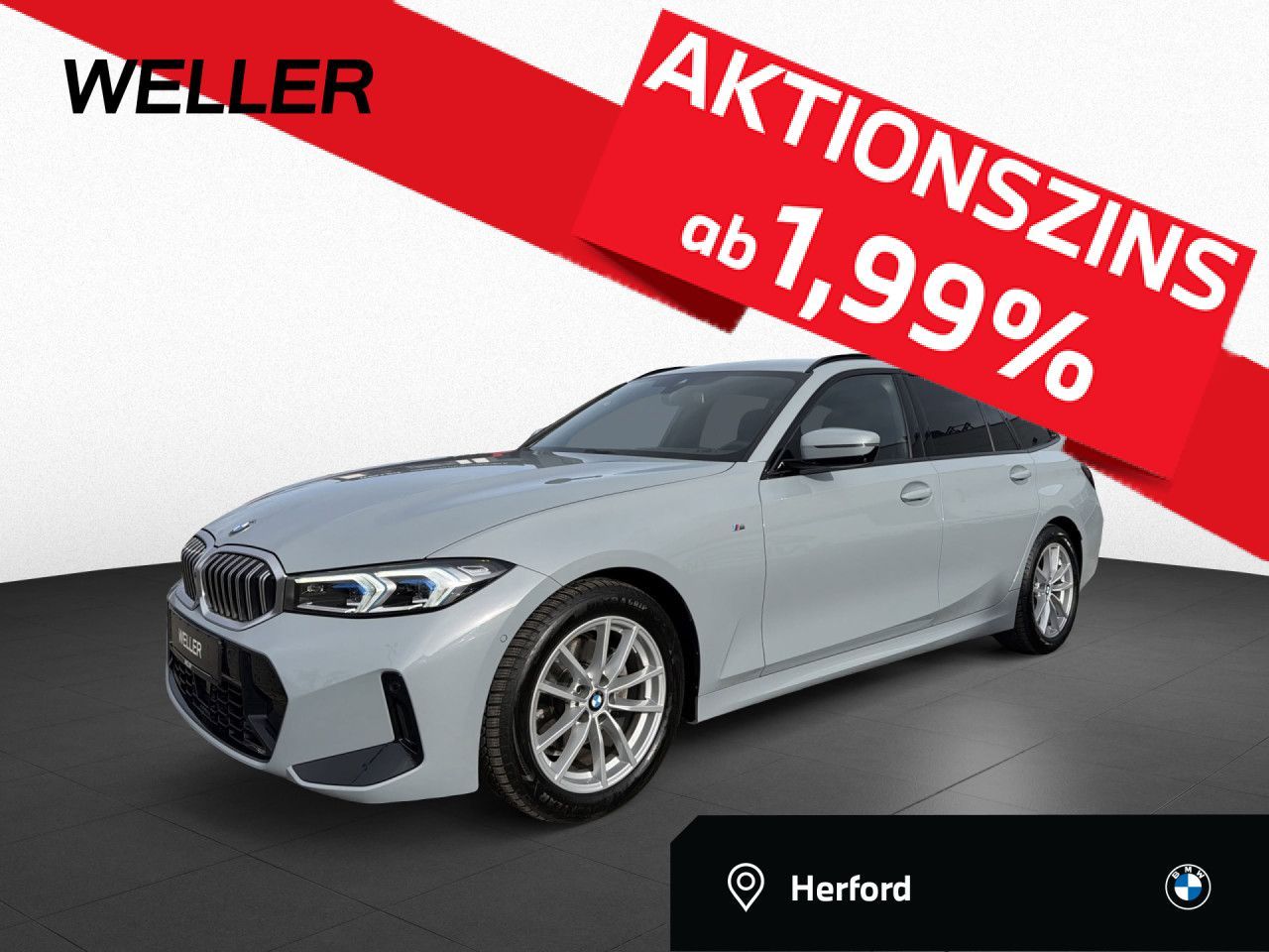 BMW 320d T M SPORT AdLED DA HUD 360° St+G 365.