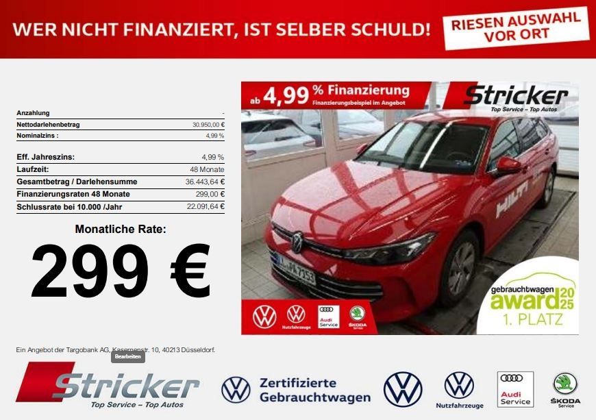 Image of Volkswagen Passat Variant