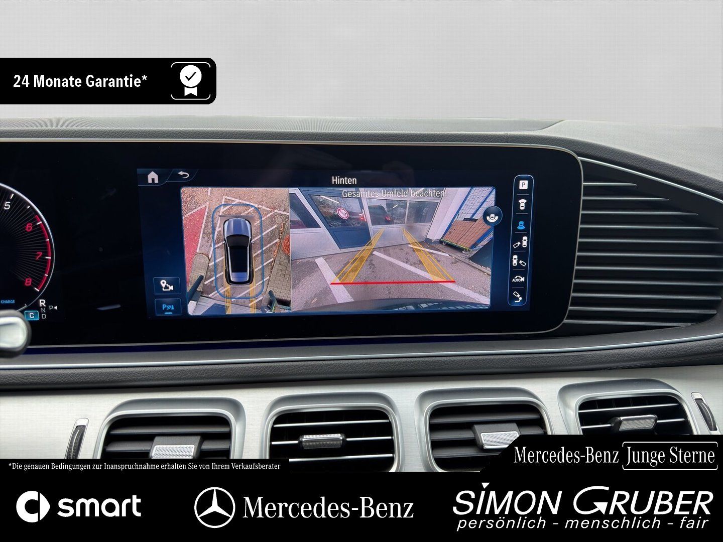 Fahrzeugabbildung Mercedes-Benz GLE 450 4M AMG Night MBeam Burmester AHK 22Zoll