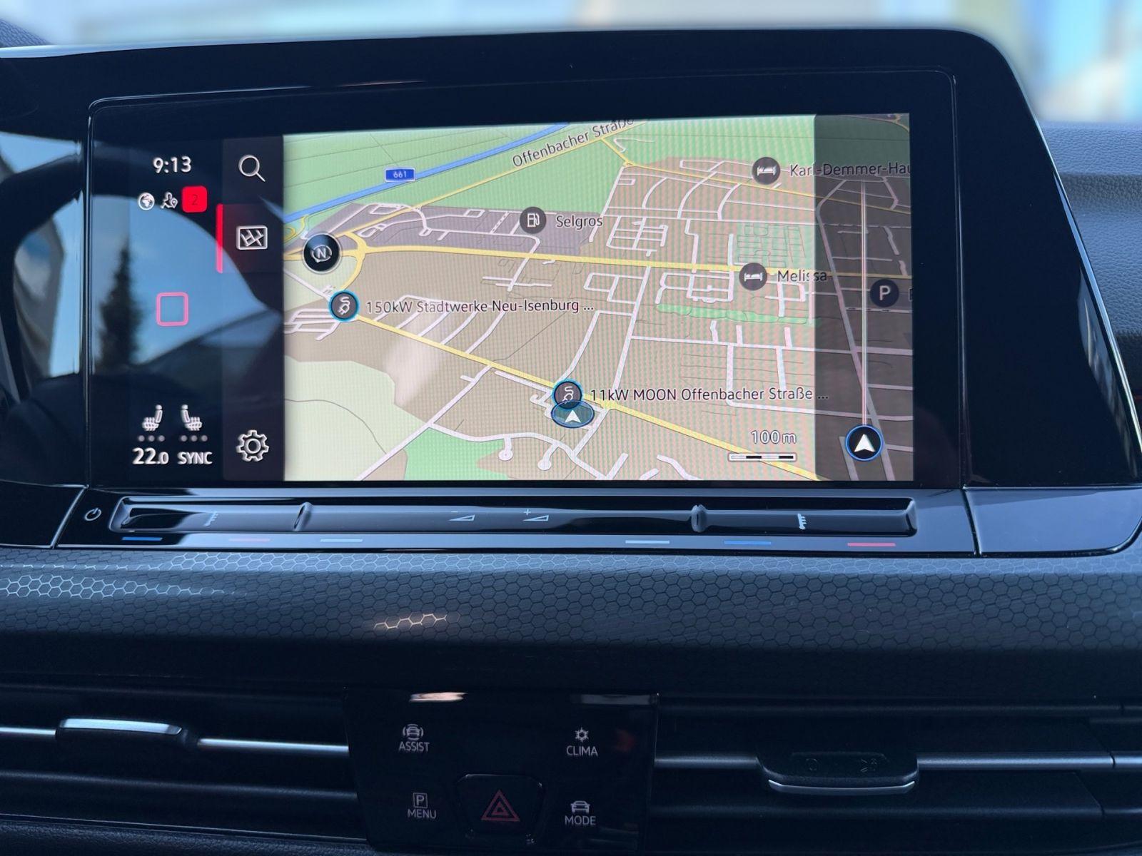 Volkswagen Golf VIII 2.0 TSI DSG GTI Clubsport Navi Spurhal, миниатюра 9