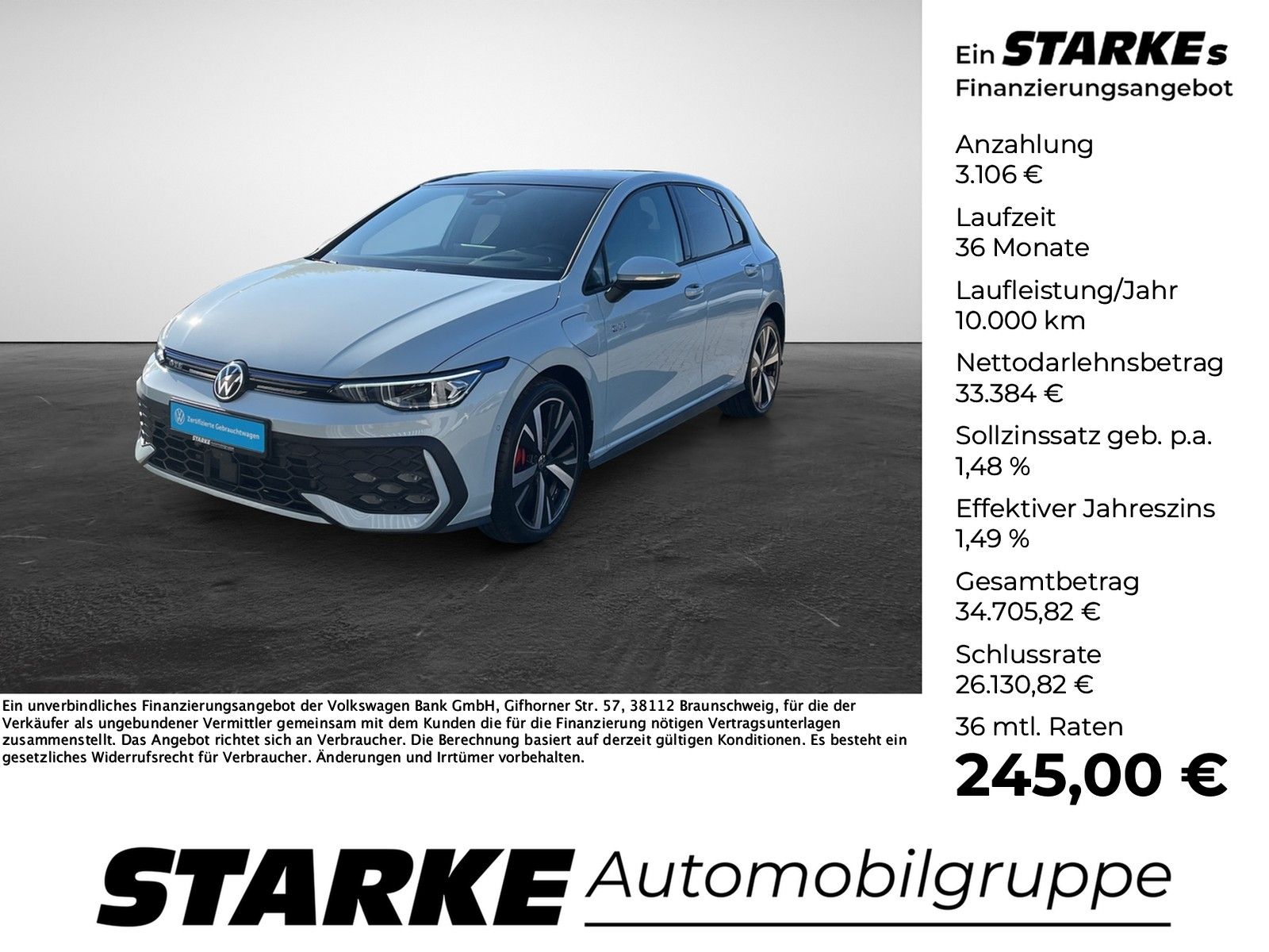 Volkswagen Golf GTE 1.5 TSI eHybrid DSG  HeadUp Panodach AH