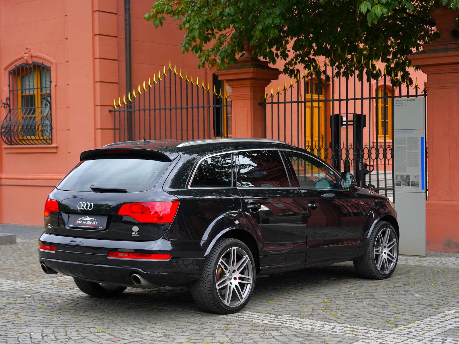 Audi Q7 4.2 V8 FSI quattro S-Line Plus | 349 ch | BVA | 7 places | Toit panoramique | Bose | Suspension pneumatique | Caméra de recul